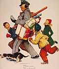 Norman Rockwell Famous Paintings - Jolly Postman